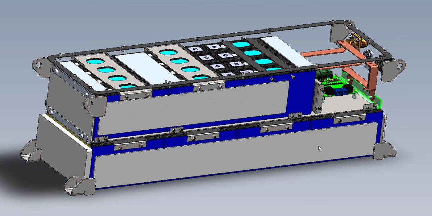 Conception CAO d'un pack batterie SIZA